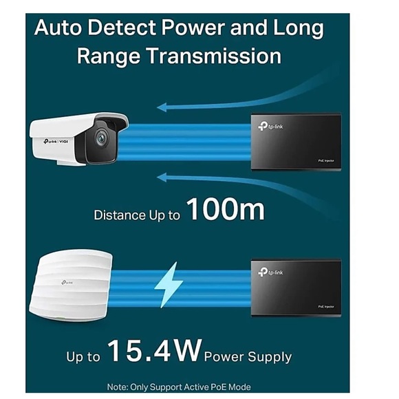 TP-LINK 802.3af Gigabit PoE Injector - Black (TL-PoE150S) - Picture 8 of 8